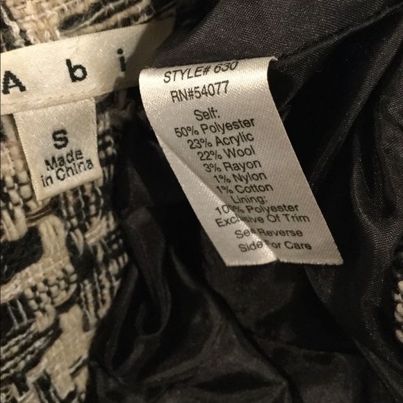 CAbi Corporate Tweed Jacket Size S - Picture 7 of 8